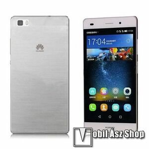Szilikon védő tok / hátlap - ULTRAVÉKONY! 0, 8mm - ÁTLÁTSZÓ - HUAWEI P8 lite kép