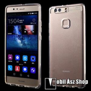 Szilikon védő tok / hátlap - ultravékony! 0, 6mm - ÁTLÁTSZÓ - HUAWEI P9 Plus kép