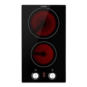 Klarstein EasyCook Domino, üvegkerámia főzőlap, 3000 W, forgó szabályozó, fekete kép