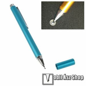 Érintőképernyő ceruza - kapacitív kijelzőhöz, KÉZÍRÁSRA, RAJZOLÁSRA IS ALKALMAS - VILÁGOSKÉK kép