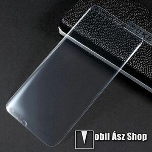 Előlap védő karcálló edzett üveg - 2.5D, arc edge, a teljes képernyőt védi - ÁTLÁTSZÓ - SAMSUNG SM-G955 Galaxy S8 Plus kép