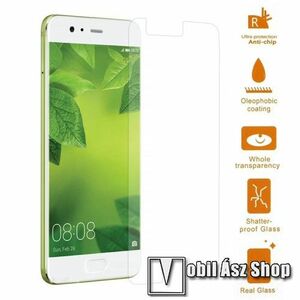 Előlap védő karcálló edzett üveg - 0, 3 mm vékony, 9H, Arc Edge, A képernyő sík részét védi - HUAWEI P10 Plus kép