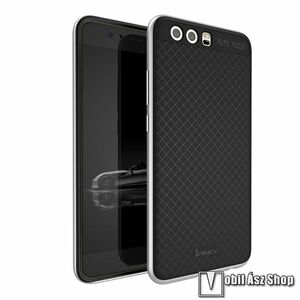 IPAKY műanyag védő tok / hátlap - EZÜST - szilikon betétes - HUAWEI P10 Plus - GYÁRI kép