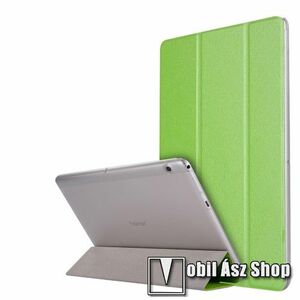 Notesz / mappa tok - ZÖLD - oldalra nyíló flip cover, TRIFOLD asztali tartó funkciós - HUAWEI MediaPad T3 10 kép