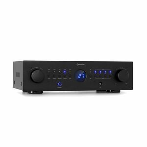 Auna AMP-CD950 DG, digitális többcsatornás erősítő, 8 x 100 W, BT, opt. bemenet, távirányító kép