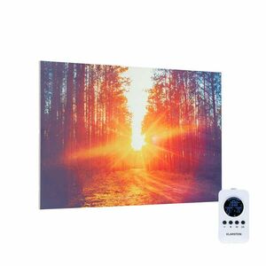 Klarstein Wonderwall Air Art Infinite, infravörös hősugárzó, 90 x 60 cm, 580 W, fali, kép, távirányító kép