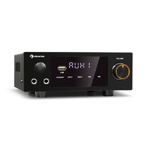 Auna AMP-2 DG, sztereó HiFi erősítő, 2 x 50 W, RMS, BT/USB, digitális optikai & koaxiális bemenet kép