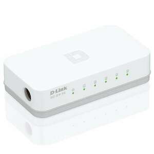 D-Link GO-SW-5E/E Switch 5x100Mbps Műanyagházas Asztali, GO-SW-5E/E kép