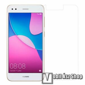Előlap védő karcálló edzett üveg - 0, 3 mm vékony, 9H, Arc Edge, A képernyő sík részét védi - HUAWEI Enjoy 7 / HUAWEI Y6 Pro (2017) / HUAWEI P9 lite mini kép