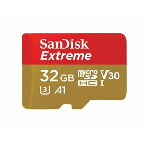 Sandisk 173420 MicroSDHC Extreme kártya 32GB, 90MB/sec. CL10, UHS... kép