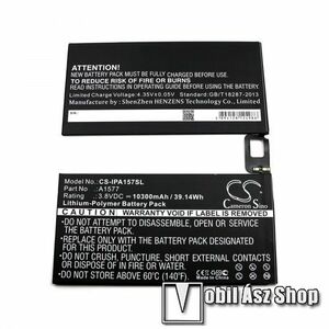 CAMERON SINO akku 10300 mAh LI-Polymer (belső akku, beépítése szakértelmet igényel, A1577 kompatibilis) - Apple iPad Pro 12.9 (2015) - CS-IPA157SL - GYÁRI kép