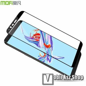 MOFI 3D előlap védő karcálló edzett üveg - FEKETE - 9H, A teljes felületén tapad - A TELJES KIJELZÕT VÉDI! - ONEPLUS 5T - GYÁRI kép