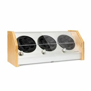 Klarstein Garonne 6, óraforgató, 3 forgótányér, 6 óra részére, 3 sebesség, 4 üzemmód, bambusz kép