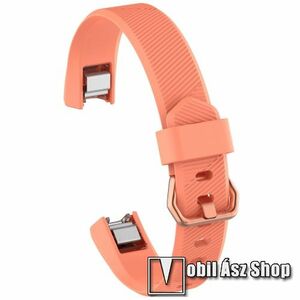 Okosóra szíj - NARANCS - szilikon, 105 + 100mm hosszú - Fitbit Alta HR kép