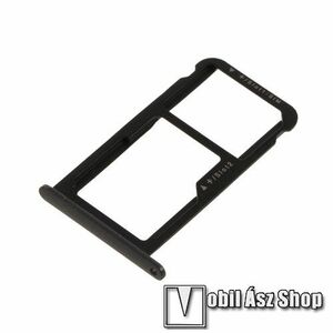 SIM kártya tartó tálca - FEKETE - HUAWEI P10 Lite - GYÁRI kép