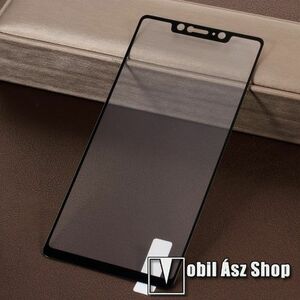 Előlapvédő karcálló edzett üveg - 9H - A TELJES ELŐLAPOT VÉDI! - FEKETE - Xiaomi Mi 8 / Xiaomi Mi 8 Explorer / Xiaomi Mi 8 Pro kép