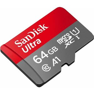 SanDisk MicroSD kártya - 64GB Ultra Android (140MB/s, Class 10 UH... kép