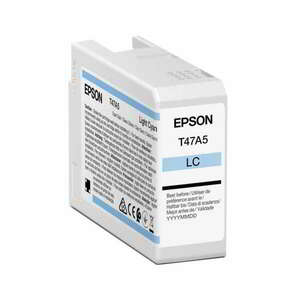 Epson T47A5 Eredeti Tintapatron Világos Cián kép