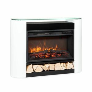 Klarstein Studio 10 Arc, elektromos kandalló, 1800 W, LED lángok, ventilátor, távirányító kép