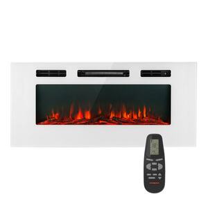 Klarstein Galeras, elektromos fali és beépített kandalló, 1800 W, LED, 3 szín, időzítő kép