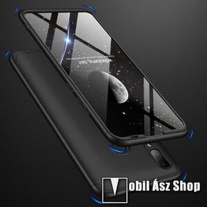 GKK műanyag védő tok / hátlap - FEKETE - 360 fokos védelem! - HUAWEI P Smart (2019) / HUAWEI Honor 10 Lite kép