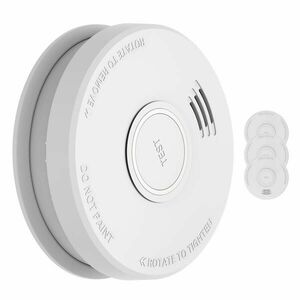 SHD by oneConcept DOF19, Füstérzékelő, műanyag, figyelmeztető jelzés: 85 dB, 9V elemmel kép