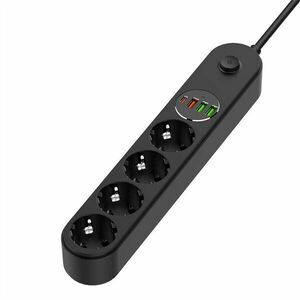 Colorway hálózati elosztó, cw-che44pdb, 4 tápcsatlakozó/4usb (c t... kép