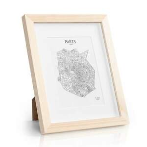 Casa Chic Edinburgh, képkeret, téglalap alakú, fényképek 20 x 25 cm, paszpartu, valódi fa kép