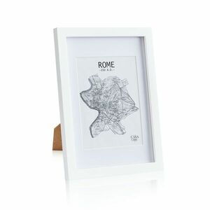 Casa Chic Everton, képkeret, téglalap alakú, DIN A4-es fényképek 28, 8 x 20 cm, paszpartu, valódi fa kép