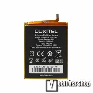 Oukitel U15 Pro akku 3000mAh LI-ION - belső akku, beépítése szakértelmet igényel - GYÁRI kép