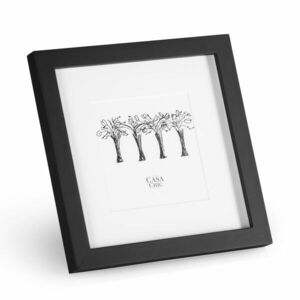 Casa Chic Cannon, képkeret, négyzet alakú, fényképek 20 x 20 cm, paszpartu, valódi fa kép