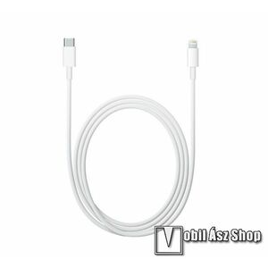 APPLE adatátvitel adatkábel (Type-C / lightning 8pin, 1m, 18W) FEHÉR - MK0X2ZM/A / MQGJ2ZM/A - GYÁRI kép
