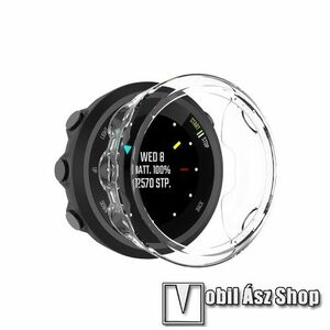 Okosóra szilikon védő tok / keret - Garmin Forerunner 45S - ÁTLÁTSZÓ kép