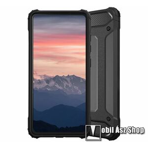 OTT! MAX DEFENDER műanyag védő tok / hátlap - FEKETE - szilikon belső, ERŐS VÉDELEM! - Xiaomi Redmi 8A kép