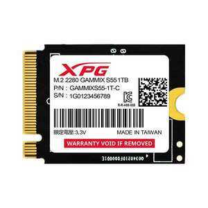 ADATA SSD 1TB - XPG GAMMIX S55 (M.2 2230, PCIe Gen 4x4, r: 5000 MB... kép