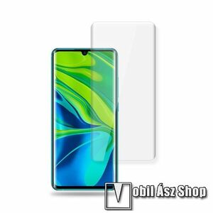 MOCOLO Full Glue UV Liquid előlap védő karcálló edzett üveg, 0.3mm, UV lámpával - ÁTLÁTSZÓ - Xiaomi Mi Note 10 / Xiaomi Mi Note 10 Pro / Xiaomi Mi CC9 Pro - A TELJES KIJELZŐT VÉDI! - GYÁRI kép