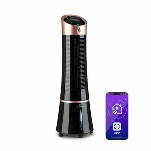 Klarstein Skyscraper Ice Smart, 4 az 1-ben, léghűtő és ventilátor, WiFi, 210m³/ó, távirányítóval kép