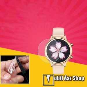 Mobvoi TicWatch C2, C2+ Onyx, Platinum, Rose Gold, TPU okosóra képernyővédő fólia, 1db, Clear, törlőkendővel kép