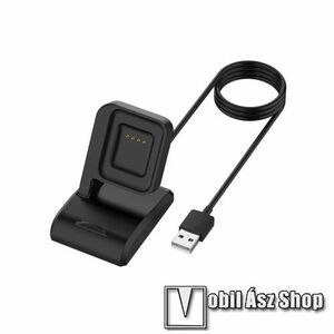 Okosóra USB töltő / dokkoló - FEKETE - 1m - Xiaomi Mi Watch (For China Market) kép