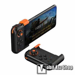 BASEUS GAMO GA05 UNIVERZÁLIS Kontroller / Joystick -Bluetooth 4.0, ravasz FPS játékokhoz, 7 programozható gomb, PUBG-hez ajánlott, 65-83mm szélességű készülékekhez haszálható - FEKETE kép