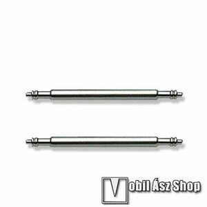 Okosóra teleszkóp - 2db / 1pár, 20mm széles - EZÜST - SAMSUNG Galaxy Watch 42mm / Xiaomi Amazfit GTS / SAMSUNG Gear S2 / HUAWEI Watch GT 2 42mm / Galaxy Watch Active / Active 2 kép