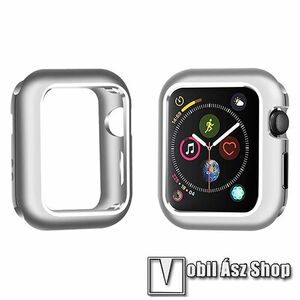 Okosóra mágneses alumínium védő keret - EZÜST - APPLE Watch Series 4 / 5 / 6 / SE / SE (2022) 40mm kép