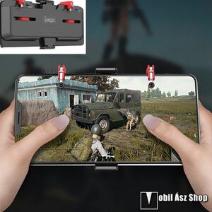 IPEGA UNIVERZÁLIS Kontroller / Joystick - ravasz FPS játékokhoz, gamepad, 67-87mm-ig állítható bölcső, kompatibilis telefon vastagság 7, 30-8, 80 mm - FEKETE - GYÁRI kép