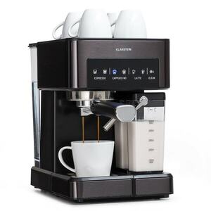 Klarstein Arabica Comfort, kávégép portaszűrővel, 1350 W, 20 bar, 1, 8 l, érintőképernyő kép