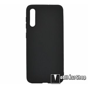 Szilikon védő tok / hátlap - MATT - FEKETE - SAMSUNG SM-A307F Galaxy A30s / SAMSUNG SM-A505F Galaxy A50 / SAMSUNG Galaxy A50s kép