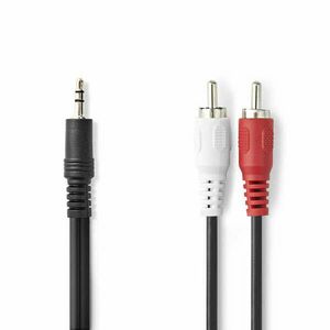 Sztereó audiokábel | 3.5 mm Dugasz | 2x RCA Dugasz | Nikkelezett... kép