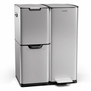 Klarstein Tiyo 3 az 1-ben, szemetes, 60 literes, kivehető kosár, puha záródású kép