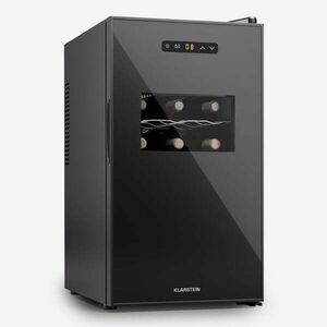 Klarstein Silent Vino 18 Uno, borhűtő, 46 l / 18 palack, 5-18 °C, érintős kép