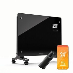 Klarstein Bornholm Smart 1500, konvektoros fűtőtest, 1500 W, WiFi, LED, IP24 kép