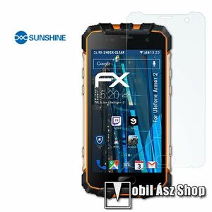 SUNSHINE Hydrogel TPU képernyővédő fólia - Ultra Clear, ÖNREGENERÁLÓ! - 1db, a teljes képernyőt védi - Ulefone Armor 2 - GYÁRI kép